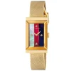 Gucci G-Frame 34mm Yellow Gold PVD Ladies Watch