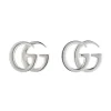 Gucci GG Marmont Silver Stud Earrings