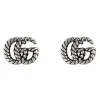 Gucci GG Marmont Silver Stud Earrings