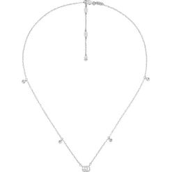 Gucci GG Running 18ct White Gold Diamond Necklace