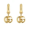 Gucci GG Running 18ct Yellow Gold Hoop Earrings