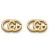 Gucci GG Running Tissue 18ct Yellow Gold Stud Earrings