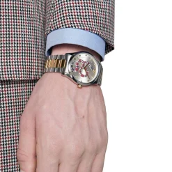 Gucci G-Timeless 38mm Stainless Steel and Yellow Gold PVD Men's Watch