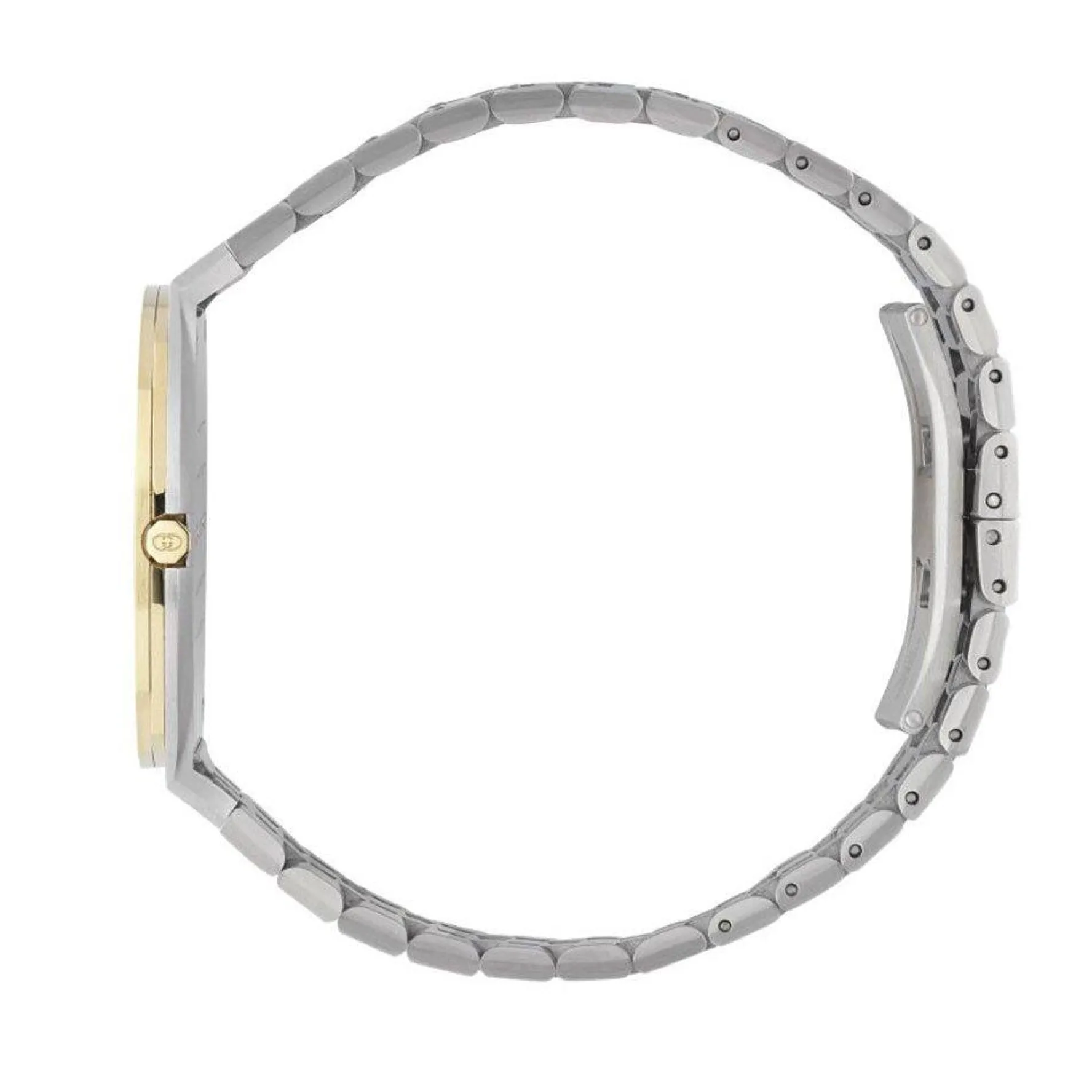 Gucci 25H 38mm Stainless Steel and 18ct Yellow Gold Plated Watch