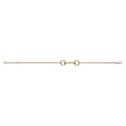 Gucci Horsebit 18ct Rose Gold Diamond Bracelet