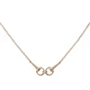 Gucci Horsebit 18ct Rose Gold Diamond Necklace