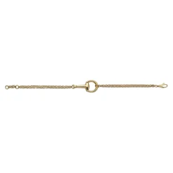 Gucci Horsebit 18ct Yellow Gold Bracelet