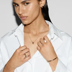 Gucci Icon 18ct Yellow Gold Huggie Hoop Earrings