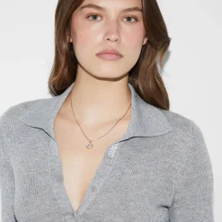 Gucci Interlocking 18ct Rose Gold Diamond Mother of Pearl Necklace