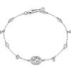 Gucci Interlocking 18ct White Gold Diamond Bracelet
