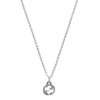 Gucci Interlocking Silver Pendant