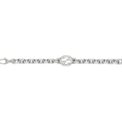 Gucci Interlocking Silver Bracelet