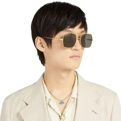 Gucci Interlocking Silver Necklace