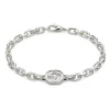 Gucci Interlocking Silver Bracelet