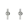 Gucci Interlocking Silver Hoop Earrings