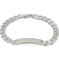 Gucci Interlocking Silver Bracelet