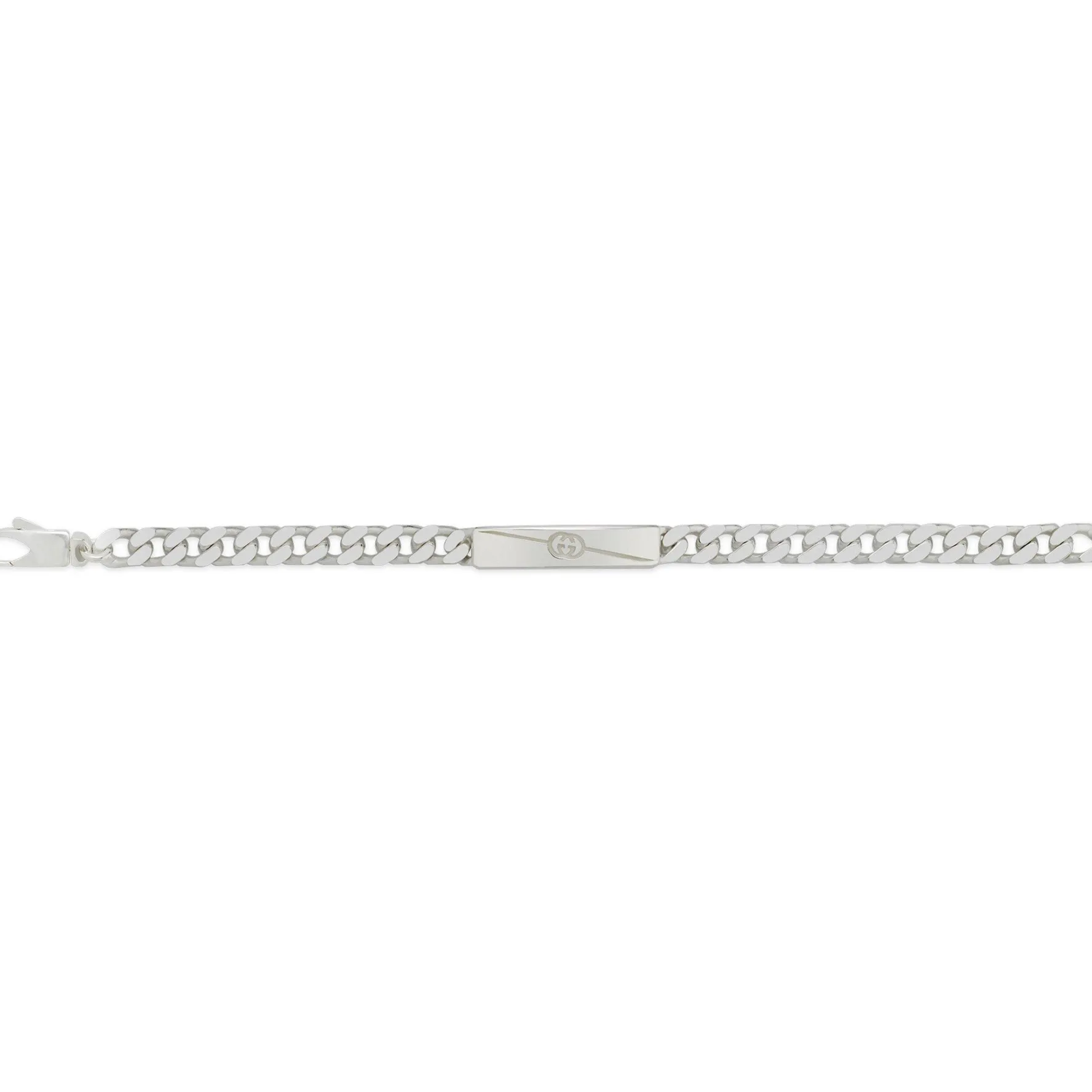 Gucci Interlocking Silver Bracelet