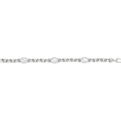 Gucci Interlocking Silver Bracelet