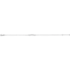 Gucci Link to Love 18ct White Gold Diamond Bar Bracelet