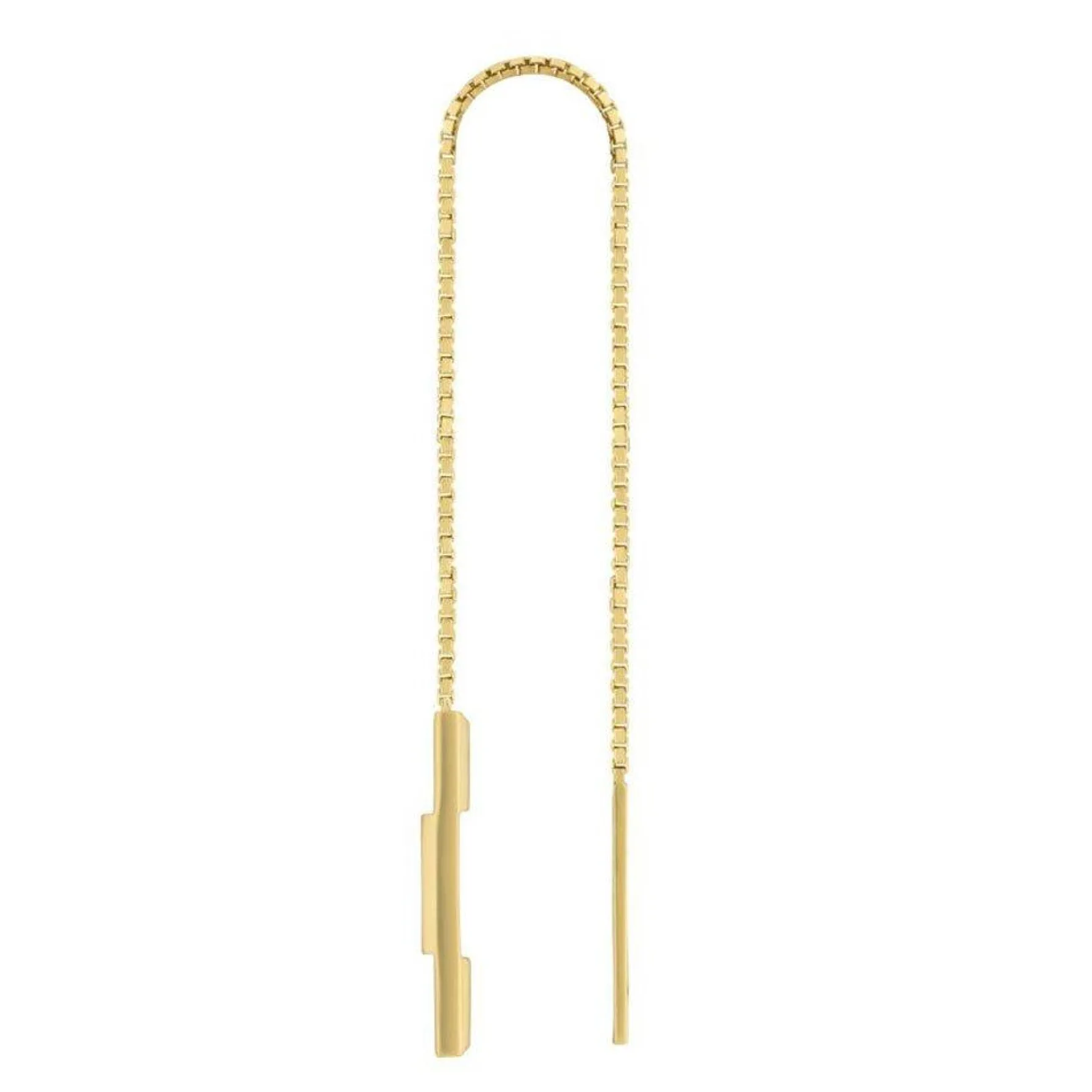 Gucci Link to Love 18ct Yellow Gold Chain Drop Earrings