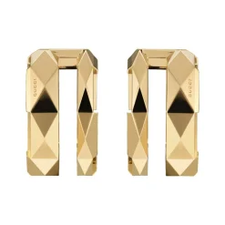 Gucci Link to Love 18ct Yellow Gold Hoop Earrings