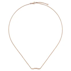 Gucci Link to Love 18ct Yellow Gold Bar Necklace