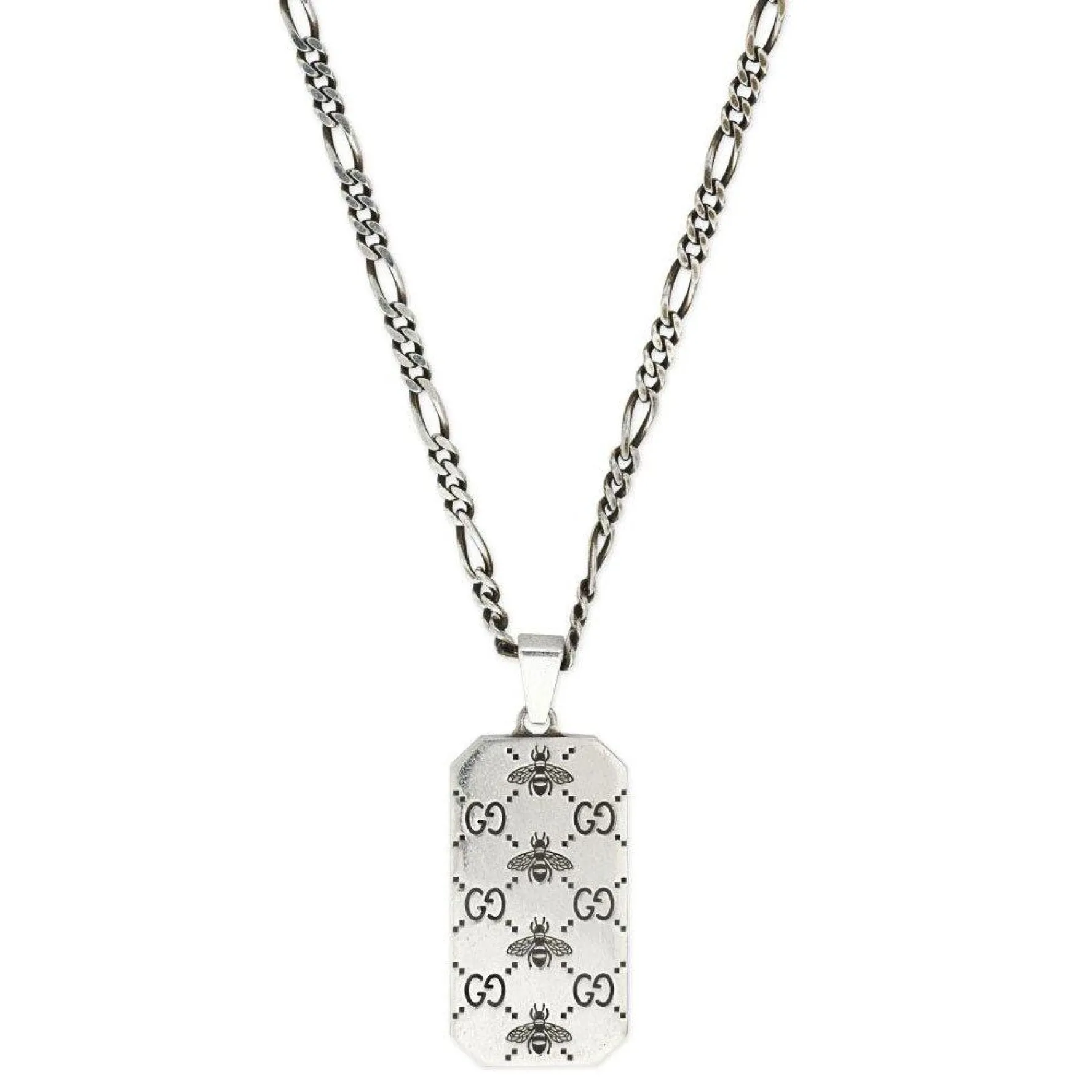Gucci Signature Bee Silver Pendant