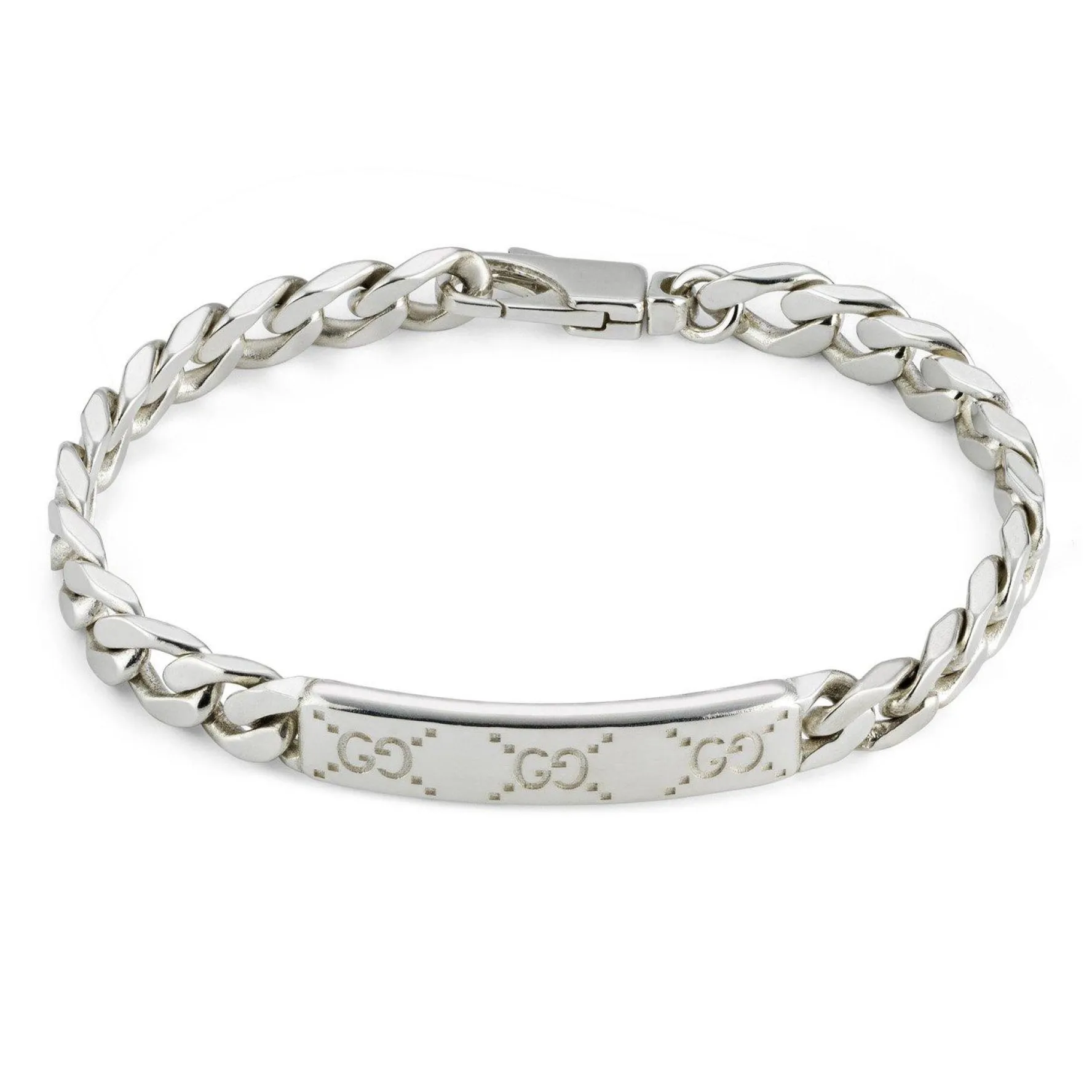 Gucci Signature Silver Bracelet