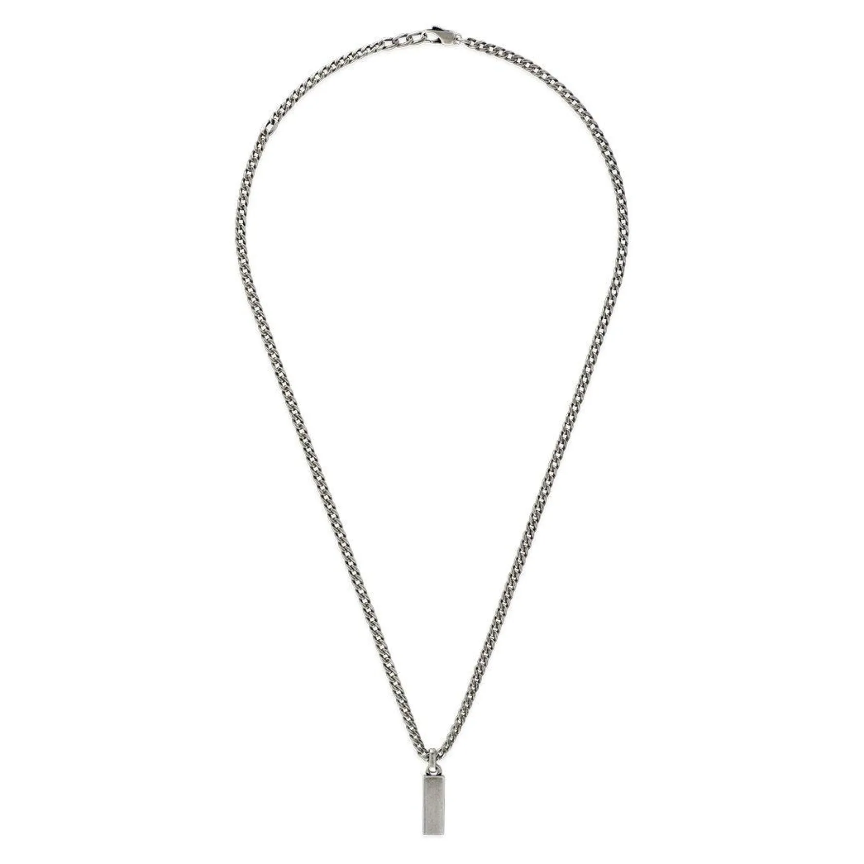 Gucci Silver Aria Tag Pendant