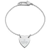 Gucci Trademark Heart Silver Bracelet