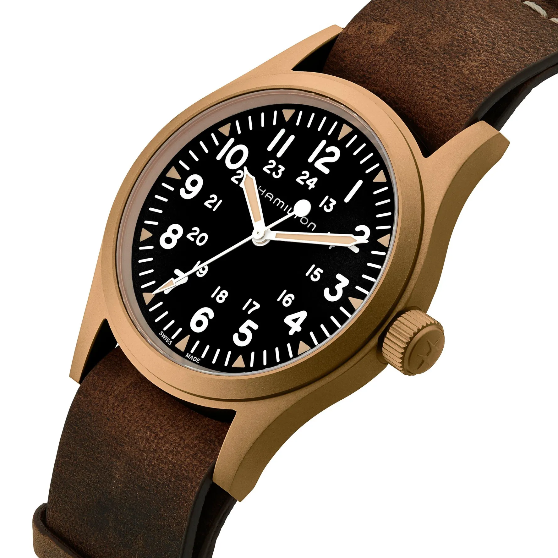 Hamilton Khaki Field 38mm Titanium Bronze Men’s Watch