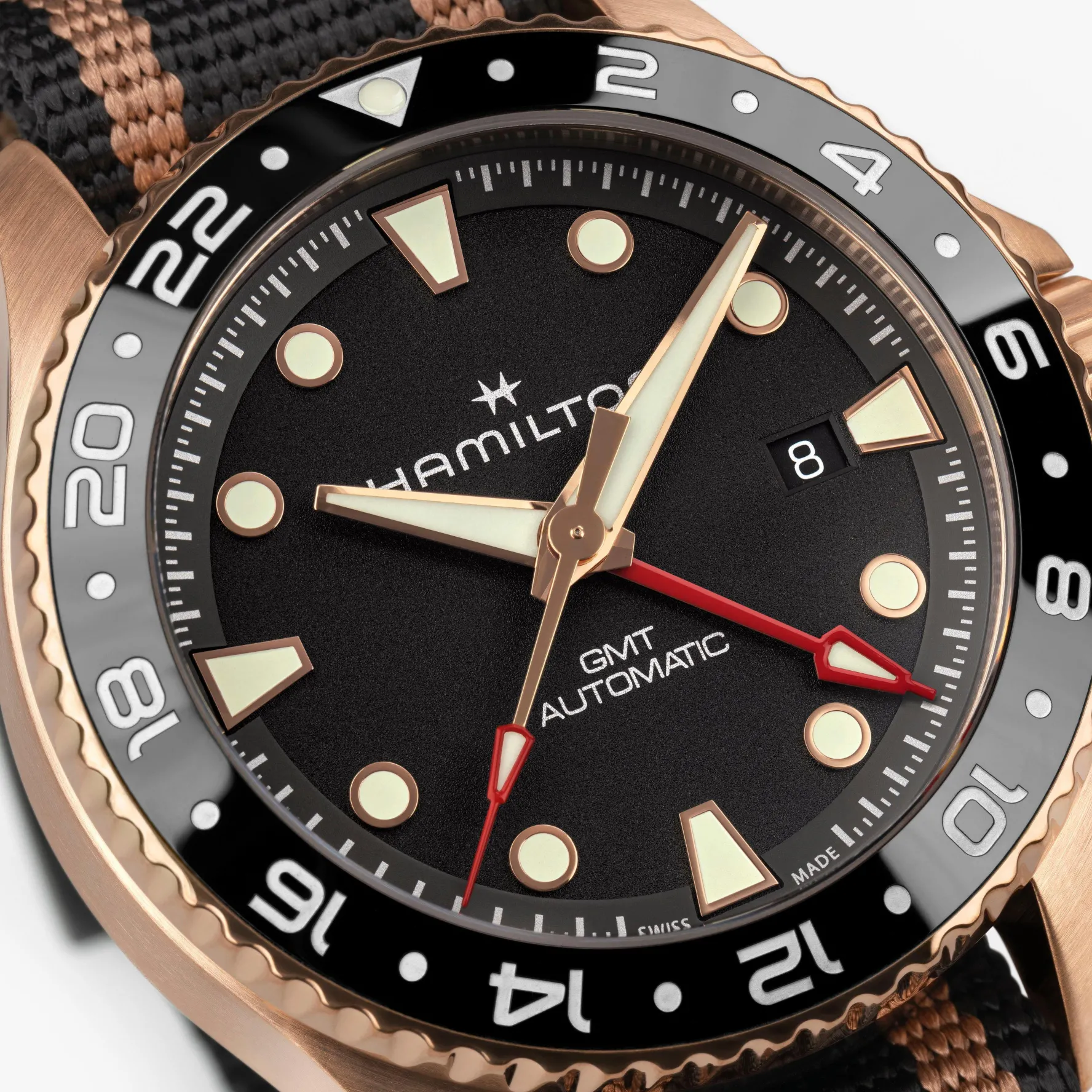Hamilton Khaki Navy Scuba 43mm GMT Bronze Automatic Watch