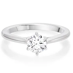 Hearts On Fire Camilla Platinum Diamond Solitaire Ring