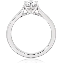 Hearts On Fire Camilla Platinum Diamond Solitaire Ring