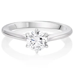 Hearts On Fire Camilla Platinum Diamond Solitaire Ring