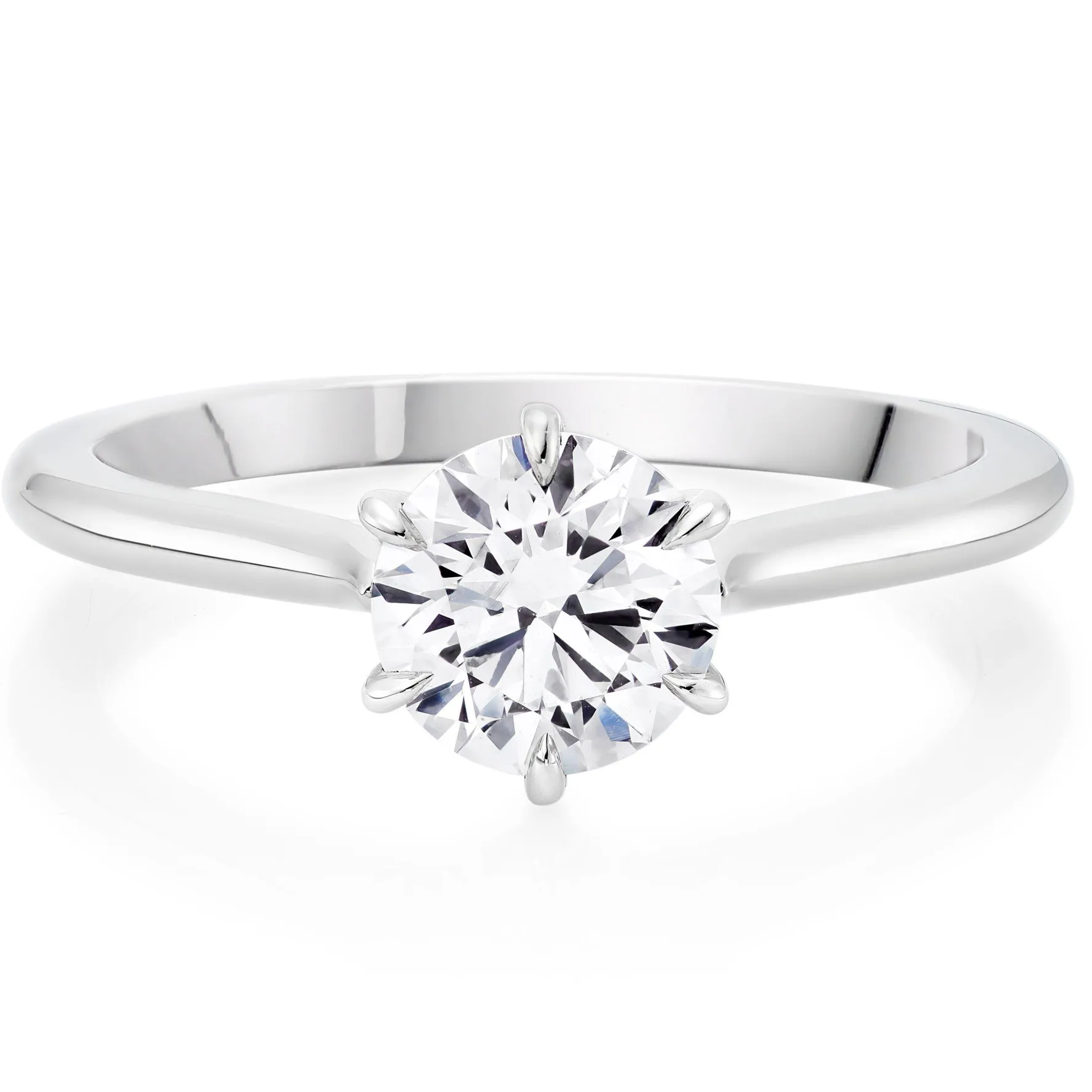Hearts On Fire Camilla Platinum Diamond Solitaire Ring