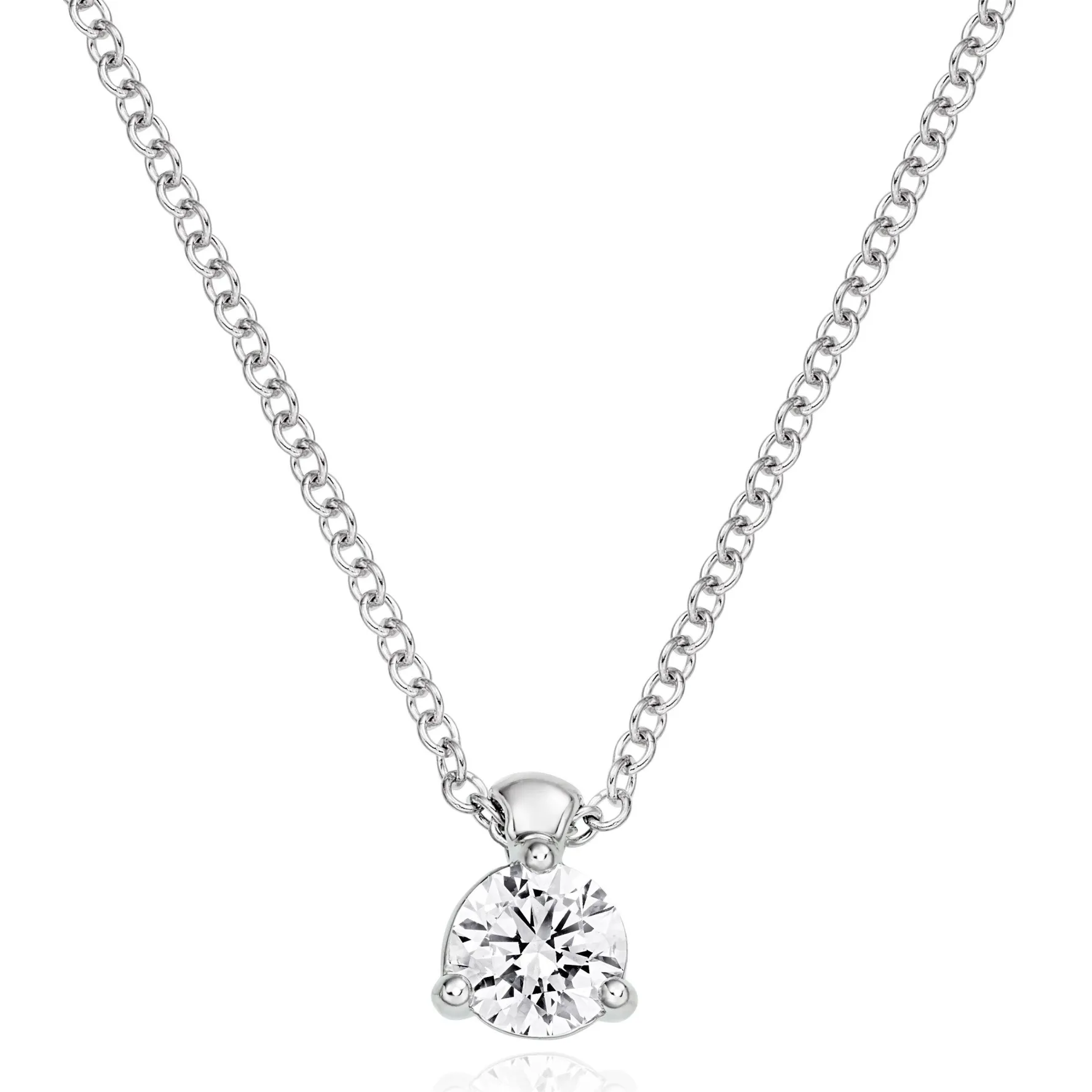 Hearts On Fire 18ct White Gold Diamond Pendant