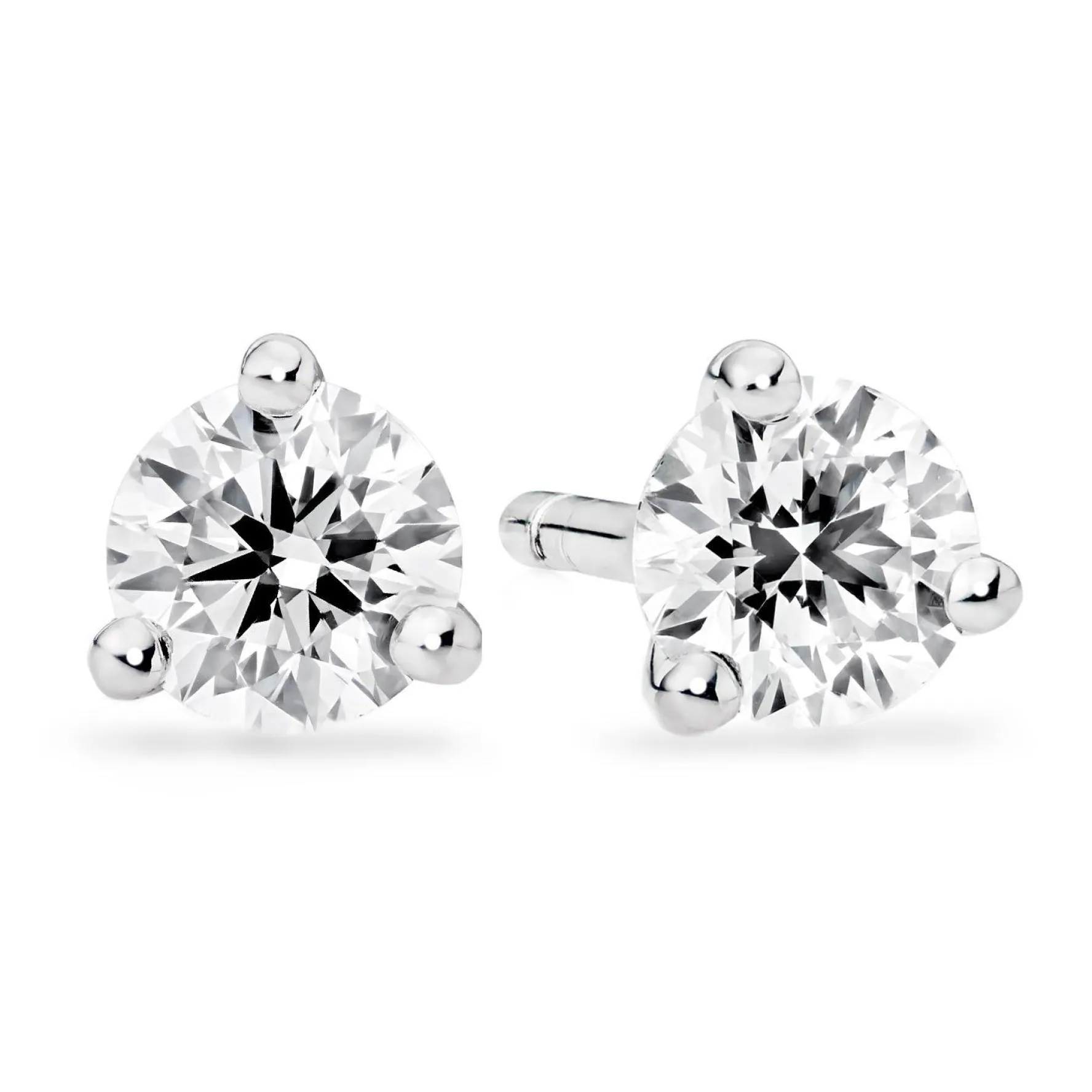 Hearts On Fire 18ct White Gold Diamond Earrings