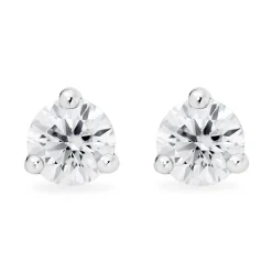 Hearts On Fire 18ct White Gold Diamond Earrings