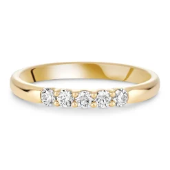 Hearts On Fire 18ct Yellow Gold Diamond 2.3mm Wedding Ring