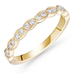 Hearts On Fire 18ct Yellow Gold Diamond 1.5mm Wedding Ring