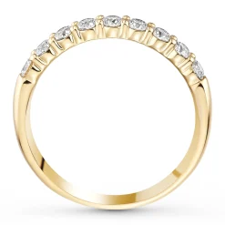 Hearts On Fire 18ct Yellow Gold Diamond 2.4mm Wedding Ring
