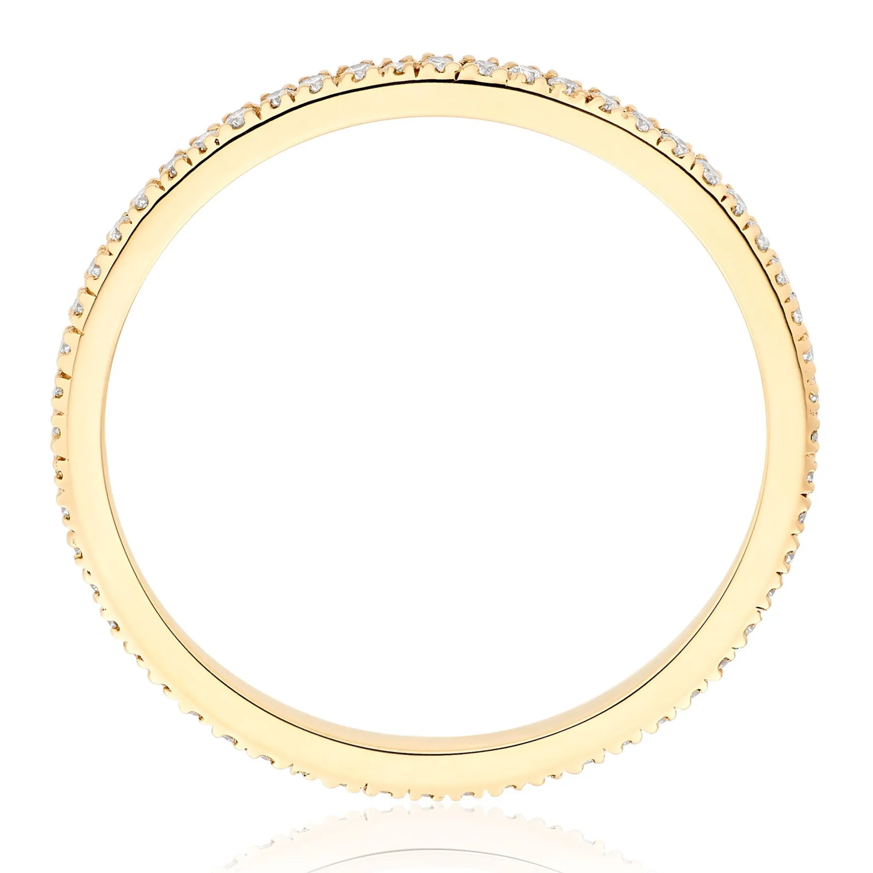 Hearts On Fire 18ct Yellow Gold Diamond Eternity Ring