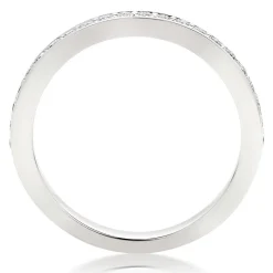 Hearts On Fire Enticement Platinum Diamond 2.4mm Half Eternity Ring