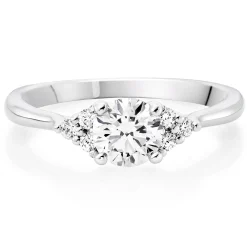 Hearts On Fire Felicity Platinum Diamond Cluster Ring