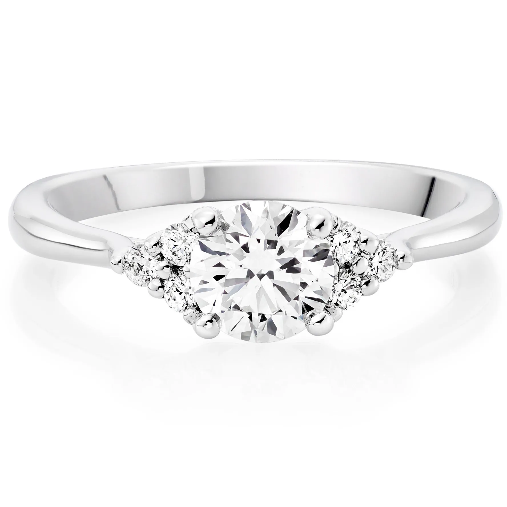 Hearts On Fire Felicity Platinum Diamond Cluster Ring