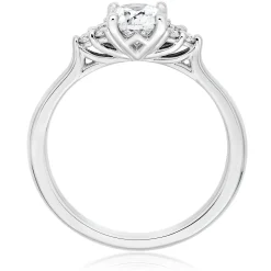 Hearts On Fire Felicity Platinum Diamond Cluster Ring