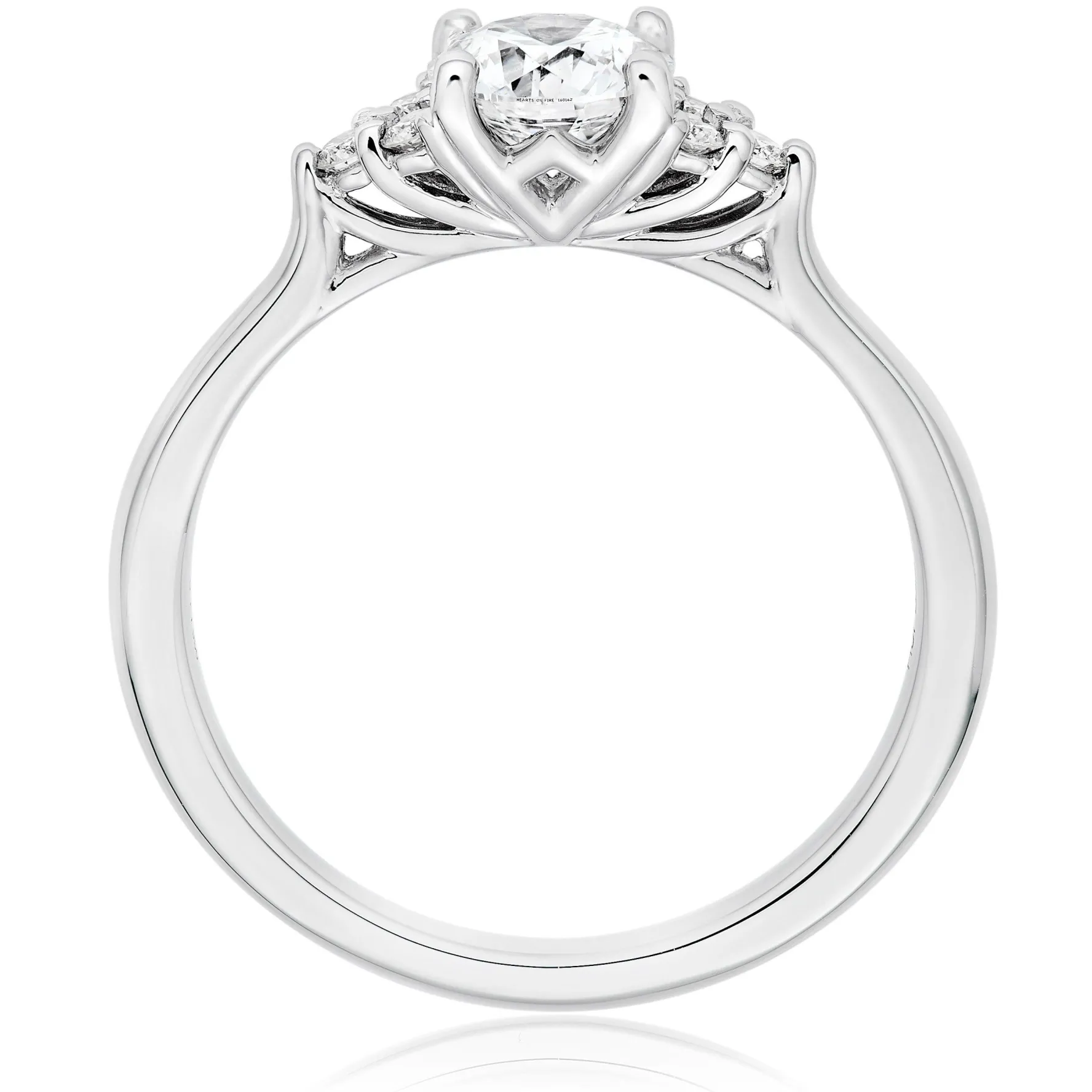 Hearts On Fire Felicity Platinum Diamond Cluster Ring
