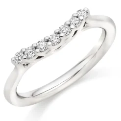 Hearts On Fire Felicity Platinum Diamond Shaped Eternity Ring