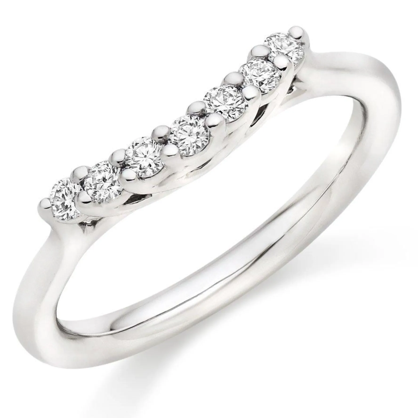 Hearts On Fire Felicity Platinum Diamond Shaped Eternity Ring